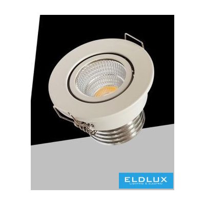 UNIVERSO Mini spot lámpatest 3w 3000k 270lm 30° IP20 Fehér D52x40mm Kivágás:D40mm