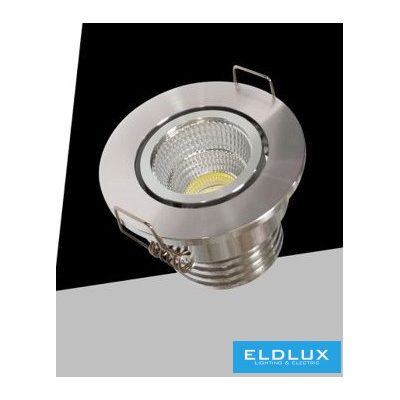 UNIVERSO Mini spot lámpatest 3w 6500k 270lm 30° IP20 Króm D52x40mm Kivágás:D40mm