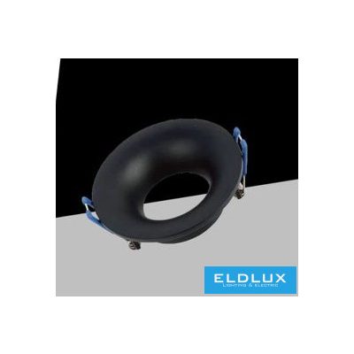 UNIVERSO Süllyesztett spot lámpa 1xGU10 IP20 Fekete D83x45mm kivágás:D75mm 5év