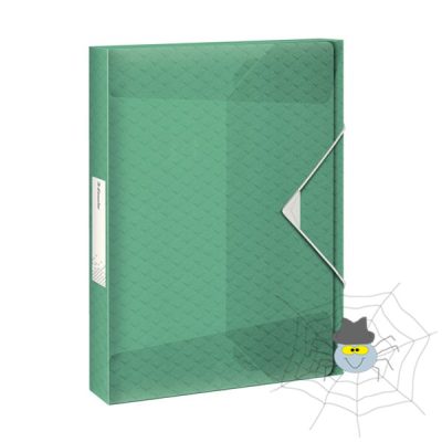 Gumis mappa ESSELTE Colour'Ice Jumbo A/4 25mm PP zöld