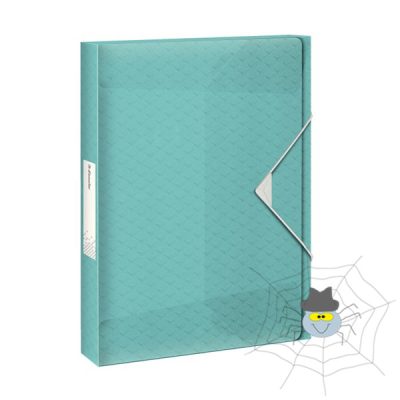 Gumis mappa ESSELTE Colour'Ice Jumbo Plus A/4 40mm PP kék