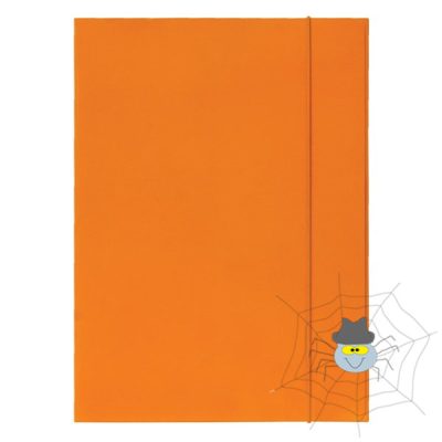 Gumis mappa OPTIMA A/4 fluo narancs 600gr