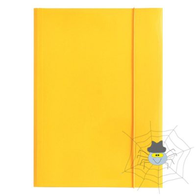 Gumis mappa OPTIMA A/4 sárga 600gr