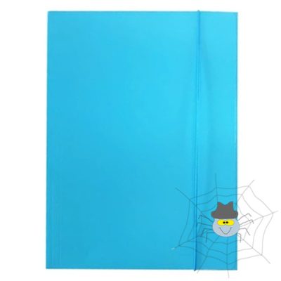 Gumis mappa OPTIMA A/4 világoskék 600gr