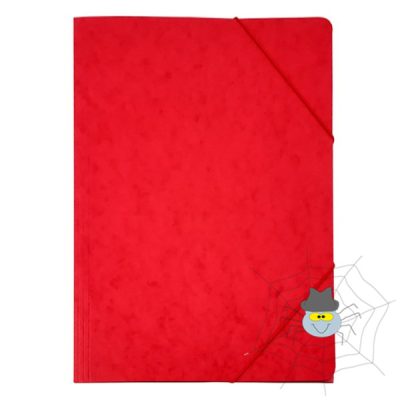 Gumis mappa prespán piros 345gr