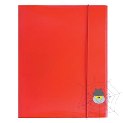 Gumismappa OPTIMA A/4 piros 400gr