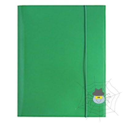 Gumismappa OPTIMA A/4 zöld 400gr