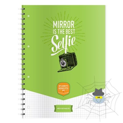 Spirálfüzet ICO Student Art A/4 kockás