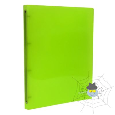 Gyűrűskönyv E-COLLECTION A/4 pp 4 gyűrű zöld