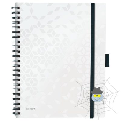 Spirálfüzet LEITZ Wow Active A/4 80 lapos vonalas fehér
