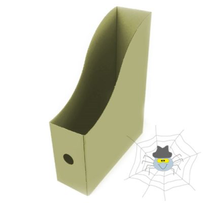 Fortuna mikrohullámú karton irattartó papucs - natur