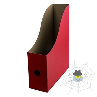 Fortuna mikrohullámú karton irattartó papucs - piros