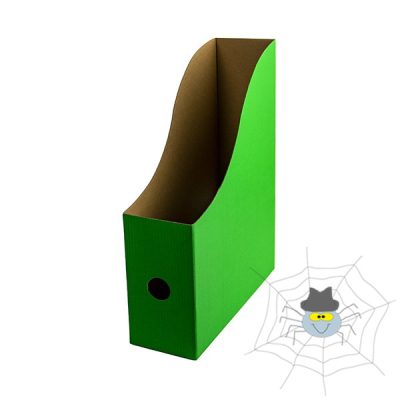 Fortuna mikrohullámú karton irattartó papucs - zöld