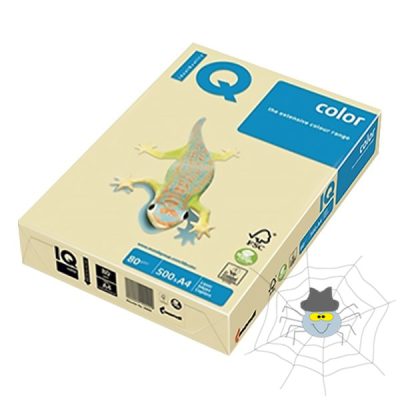 Fénymásolópapír színes IQ Color A/3 80 gr pasztell krém CR20 500 ív/csomag