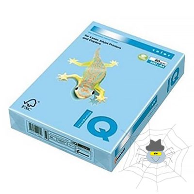 Fénymásolópapír színes IQ Color A/4 160 gr pasztell közép kék MB30 250 ív/csomag