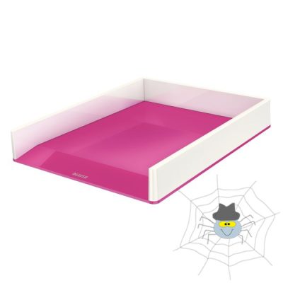 Irattartó tálca LEITZ Wow fehér/rózsaszín