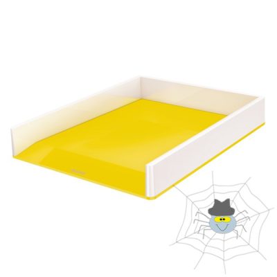 Irattartó tálca LEITZ Wow fehér/sárga