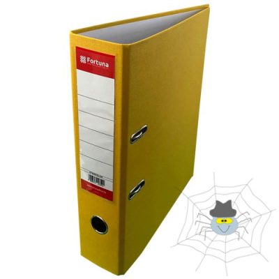Fortuna emelőkaros iratrendező - A4 - 7,5 cm - citromsárga