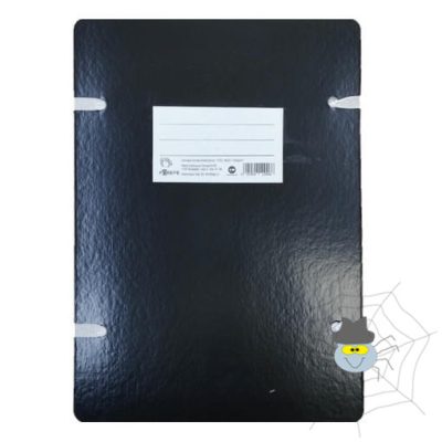 Irományfedél szalagos CLARISSA 1050 gr fekete