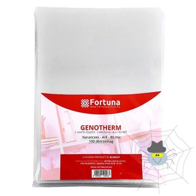 FORTUNA Standard narancsos A4-es L genotherm - 80 micron - 100 db/csomag