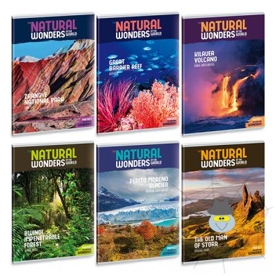 Füzet ARS UNA A/4 40 lapos Extra kapcsos kockás Natural wonders 21