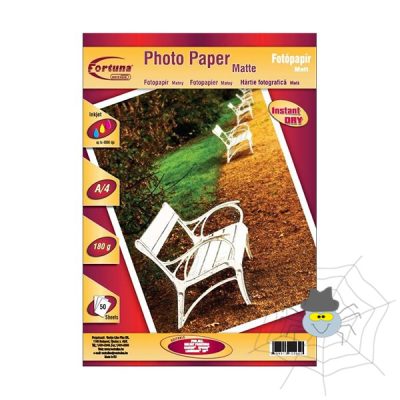 FORTUNA inkjet matt fotópapír A4/180 gr. 50 ív/csomag