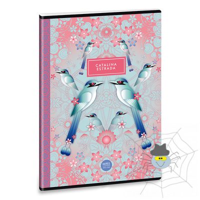 Füzet ARS UNA Catalina Estrada A/4 40 lapos Extra kapcsos vonalas jégmadár