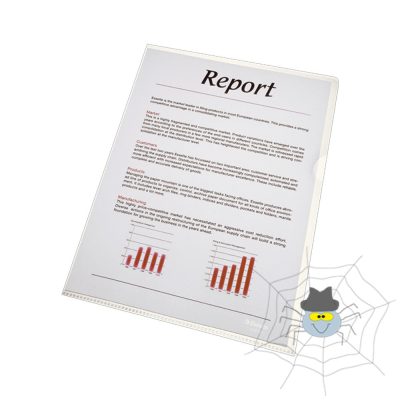 Genotherm 'L' A4, 85 micron víztiszta 54810 100 db/csomag, Esselte