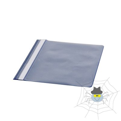 Műanyag PP A4 gyorsfűző - sötétkék