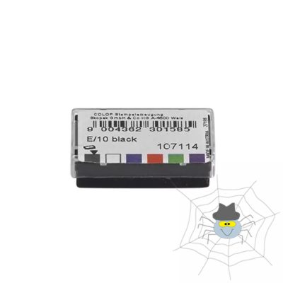 Bélyegző cserepárna, E/10 Colop fekete