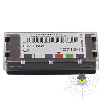 Bélyegző cserepárna, E/20 Colop piros