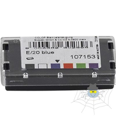 Bélyegző cserepárna, E/20 Colop kék