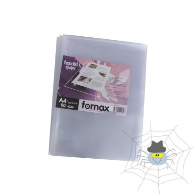 Genotherm 'L' A4, 90 micron víztiszta, felül-oldalt nyitható, 50 db/csomag, Fornax