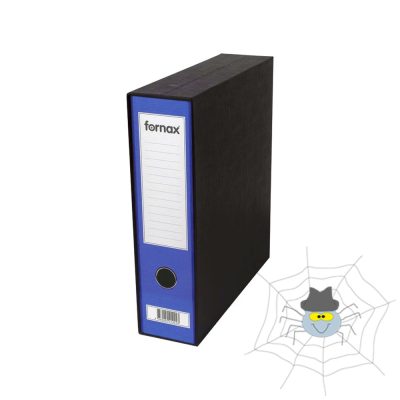 Tokos iratrendező A4, 8cm, Fornax Prestige kék