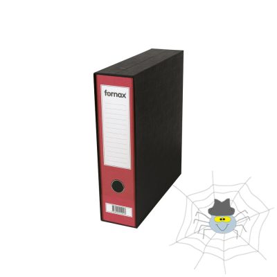 Tokos iratrendező A4, 8cm, Fornax Prestige piros