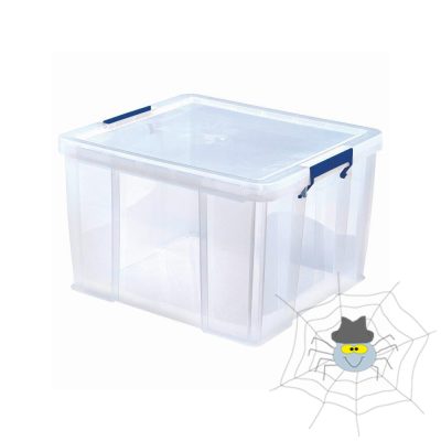 Tároló doboz, műanyag 48 liter, Fellowes® ProStore átlátszó