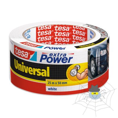 Ragasztószalag 50mmx25m Extra Power szövetszalag Tesa fehér
