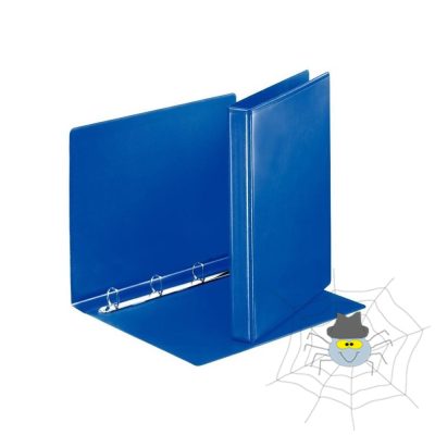 Gyűrűskönyv panorámás A4, 3,5cm, 4 gyűrű, D alakú, PP Esselte kék