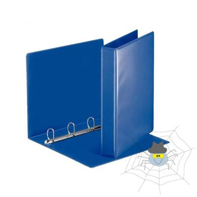 Gyűrűskönyv panorámás A4, 5cm, 4 gyűrű, D alakú, PP Esselte kék