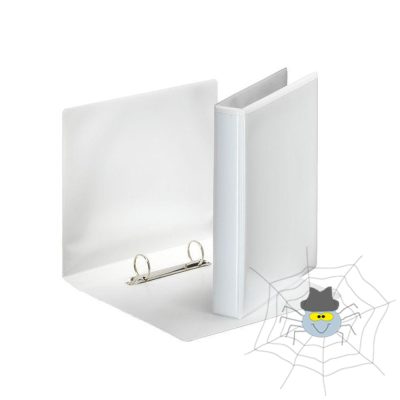 Gyűrűskönyv panorámás A5, 4,6cm, 2 gyűrű, D alakú, PP Esselte fehér