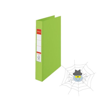 Gyűrűskönyv A4, 4,2cm, 4 gyűrű, PP Esselte Standard Vivida zöld