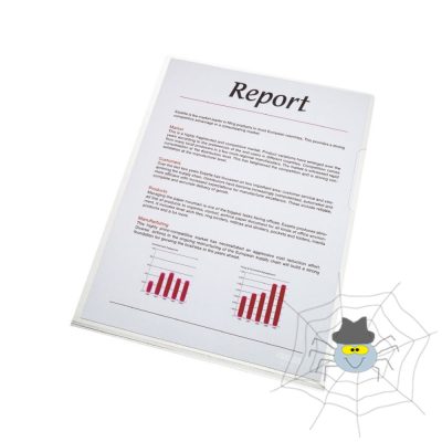 Genotherm 'L' A4, 150 micron víztiszta felület Esselte Luxus