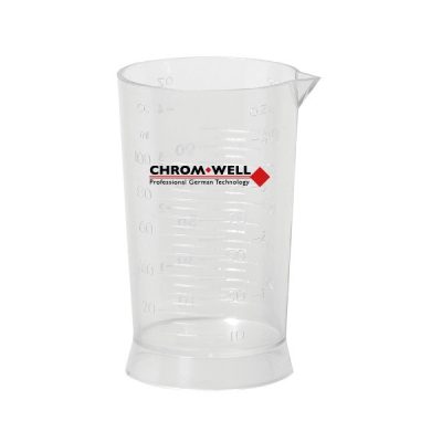Chromwell átlátszó mérőpohár, 100 ml, 52339