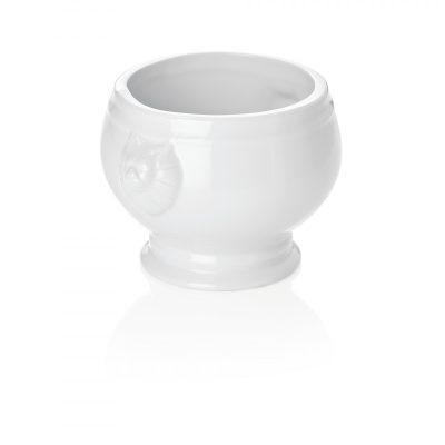 Oroszlánfejes levestál, 1 l, porcelán