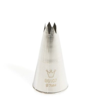 Csillagcső 7 mm, rozsdamentes