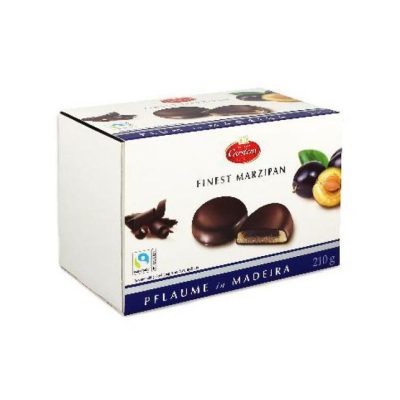 Carstens marcipánocs tejcsokoládé szilvás 210g