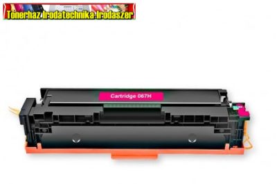 CANON CRG067H UTÁNGYÁRTOTT TONER MAGENTA 2.350 OLDAL KAPACITÁS (CRG-067H)- Chipes- 