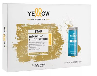 Yellow Star Illuminating hajfényesítő intenzív Shine szérum, 6x13 ml
