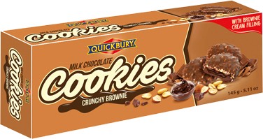 Quickbury Brownie-s keksz 128g