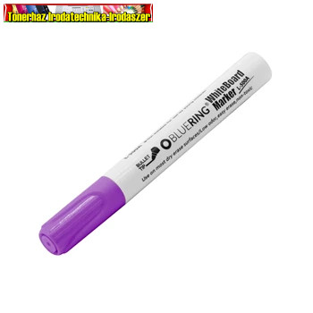 Táblamarker kerek test Bluering® neon lila